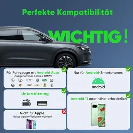 salcar Android Auto Wireless Adapter