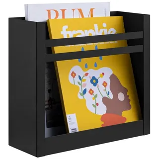 Navaris Zeitungshalter Wand Halterung für Zeitungen - 30x27x11cm Ablage für Zeitschriften Broschüren Briefe Flyer - Wandmontage Ablagefächer