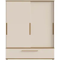Paidi Schiebetürenschrank Stiene 164 x 200 x 62 cm Beige/Grau