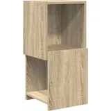 MOBCANT Modern Eckschrank & Aufbewahrungsschränke Sonoma-Eiche Holzwerkstoff Schließfächer mit Stauraum Spind Schrank für Küche Badezimmer Schlafzimmer Flur (30,5 x 30 x 65 cm)