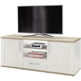 HBZ Romance Lowboard 143 x 59 x 50 cm Weiß Holzwerkstoff