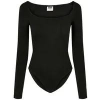 URBAN CLASSICS Organic Langarm-body Black 5XL
