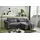 ed exciting design Ecksofa beidseitig montierbar, Angelina klein & grau - Maße cm, B: 255 H: 92 T: 185.0