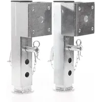 XPOtool 2x Stützfuß 350 mm Schwenkstütze bis 1300 kg