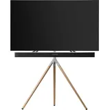 One for All WM7472 TV-Rack 138,5 cm Eiche/Silber Holz/Metall