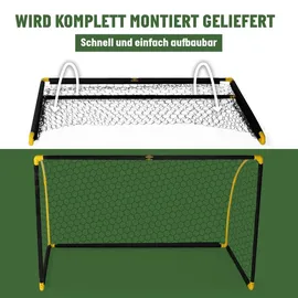 Umbro Fußballtor Schwarz/Gelb 180 x 91 x 120 cm