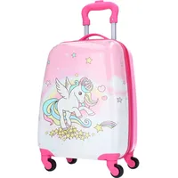 TheTrueC Kinder Trolley, Hartschale, Einhorn pink