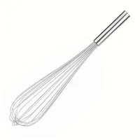 Vogue Schneebesen 510 mm/20 Zoll, Edelstahl, acht schwere Drähte,