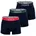 Boxershorts Baumwolle blau/grün/rot S