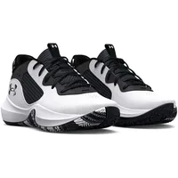 Under Armour Lockdown 6 Basketballschuhe Kinder 101 - white/black/black 28