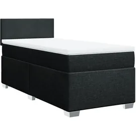 vidaXL Boxspringbett 100 x 200 cm Schwarz
