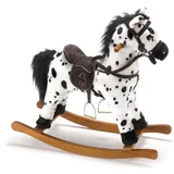 Bayer Chic 2000 405-06 - Schaukelpferd Carlotta, Schaukeltier mit Sound, schwarz-weiß