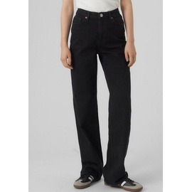 Vero Moda Tessa Jeans mit hoher Taille in Schwarz-W30 - Länge 32, Black, , 75793159-30 Länge 32