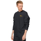 Jack Wolfskin Essential CREWNECK M Sweatshirt, Black, M