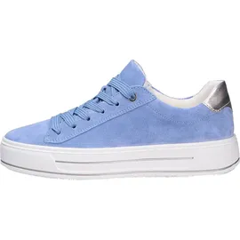 ARA Damen Schnürschuhe, blau(azzurosilber (28)), Gr. 6 UK