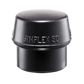 Halder SIMPLEX Kopf-Ø 50mm Gum.schwarz mittelh.HALDER