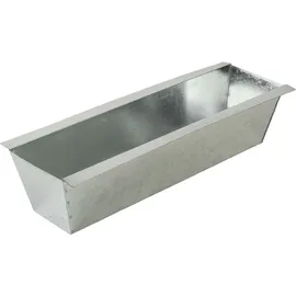 ideoon garden Premium Pflanzkasten 39 x 14 x 9 cm Silber