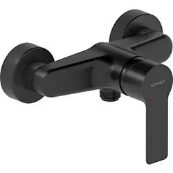 Duravit D-Code Einhebel-Duscharmatur DC4230001046 Aufputz, Keramikmischsystem, Schwarz Matt, 210x114mm