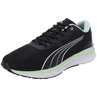 Puma Men's Sport Shoes ELECTRIFY NITRO 2 RUN 75 Road Running Shoes, PUMA BLACK-LIGHT MINT-PUMA GOLD, 43