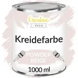 Creative Deco Kreidefarbe Beige 1 l