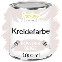 Creative Deco Kreidefarbe Beige 1 l