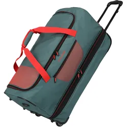 Travelite Basics Rollenreisetasche 70 cm - Grün/Orange