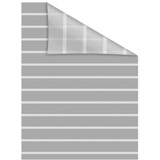 Lichtblick Fensterfolie Streifen grau Weiß B/L: ca. 100x180 cm (B x L)
