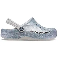 Crocs Unisex Kinder Baya Clog K, Glitter Silver, 32/33 EU