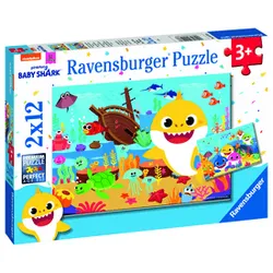 Puzzle - Der kleine Baby Hai -  2 x 12 Teile
