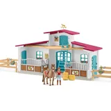 Schleich Horse Club Reitzentrum, Spielfiguren-Set mit 75 Elementen inklusive 1 Pferd, ab 5 Jahren