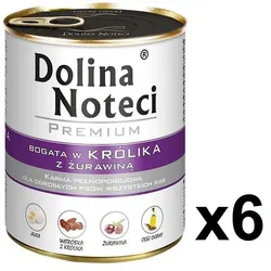 Dolina Noteci - PREMIUM Hase mit Preiselbeeren 6x800g