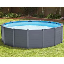 Intex  Graphite Panel Pool Set 478 x 124 cm inkl. Sandfilteranlage 26384