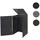 MCW Mülltonnenverkleidung 65 x 110 x 66 cm schwarz