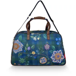 Pip Studio Tovy Weekend Bag Medium Flores Felices - Dark Blue Koffer24