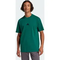 Adidas Essentials Small Logo Single Jersey T-Shirt Collegiate Green / Black 2XL