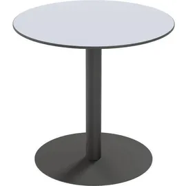 Paperflow meet powered by PAPERFLOW Gartentisch CROSS grau rund 80,0 x 80,0 x 75,0 cm