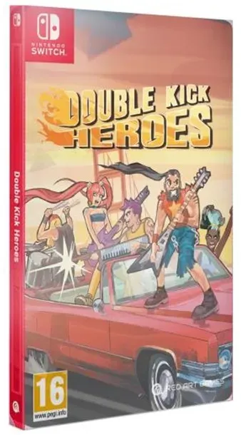 Double Kick Heroes (Steelbook Edition) - Nintendo Switch - Shoot 'em up - PEGI 16