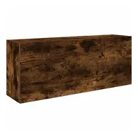 VidaXL Bad-Wandschrank Räuchereiche 100x25x40 cm Holzwerkstoff