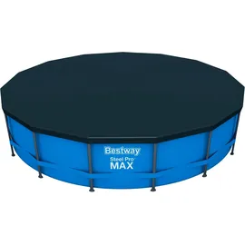 BESTWAY Poolabdeckung Flowclear silber 457 cm
