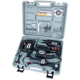 Brüder Mannesmann Werkzeuge Werkzeugset Elektrogerätesatz, 4-tlg., Elektrogerätesatz silberfarben