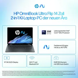 HP OmniBook Ultra Flip 14-fh0075ng Intel Core Ultra 7 258V 32 GB RAM 1 TB SSD