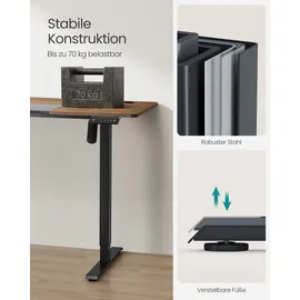 Songmics Schreibtisch braun / Schwarz