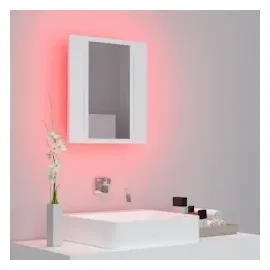 vidaXL Spiegelschrank 40 cm weiß