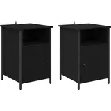 vidaXL Nachtschrank 40 x 42 x 60 cm Schwarz