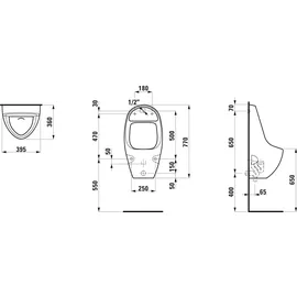 Laufen Tamaro-S Absaug-Urinal (H8401040000001)
