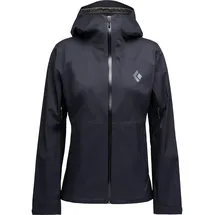 Black Diamond Damen Fineline Stretch Shell Jacke (Größe L, schwarz)