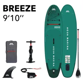Aqua Marina SUP Board Set Breeze 300 x 76 x 12 cm grün