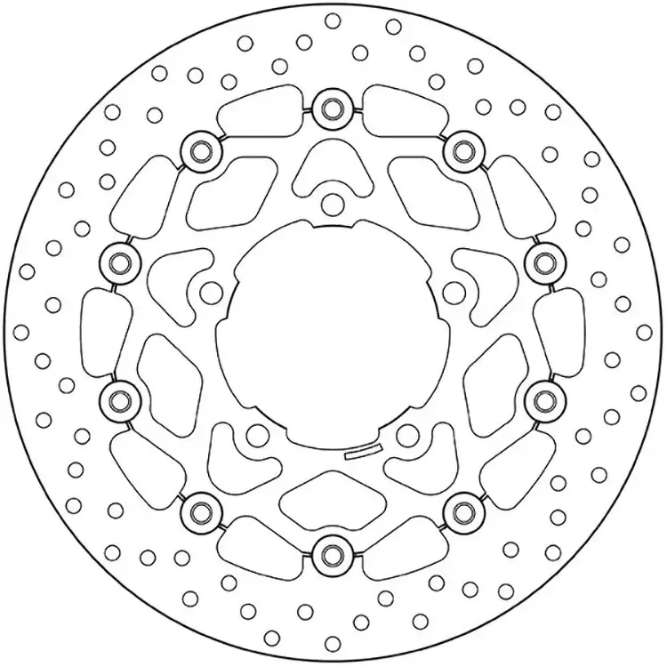 Brembo 78b40864 Vordere Bremsscheibe - Metal - One Size