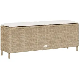 vidaXL Gartenbank 114 x 33 x 41 cm Beige