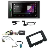 Pioneer DMH-A3300DAB USB DAB+ Digitalradio Einbauset für Suzuki Jimny GJ ab 2018